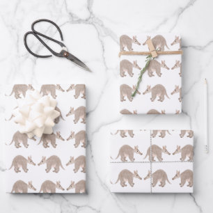 Aardvark inpakpapier vellen