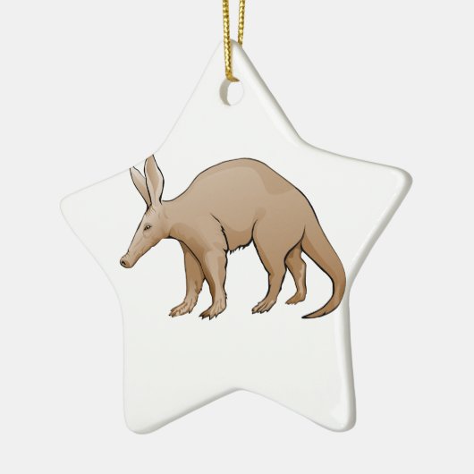 Aardvark Keramisch Ornament (Links)