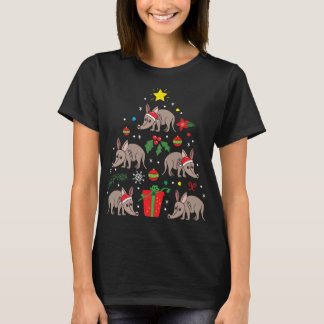 Aardvark Kerst Ornament Boom Grappig Kerstcadeau T-shirt