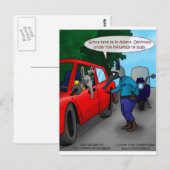 Aardvark rijden terwijl buidel T - shirts Mok Gift Briefkaart (Voorkant / Achterkant)