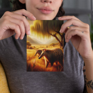 Aardvark Serene Wildlife Harmony Briefkaart