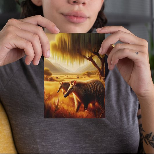 Aardvark Serene Wildlife Harmony Briefkaart