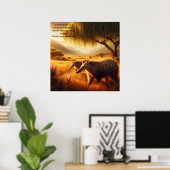 Aardvark Serene Wildlife Harmony Poster (Thuiskantoor)