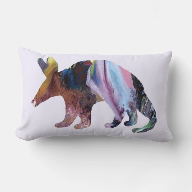 Aardvark Silhouette Kussen (Voorkant)