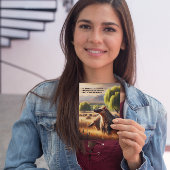 Aardvark Tranquil Harmony: Wildlife Duo in Meadow Briefkaart