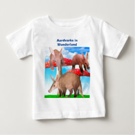 Aardvarken in Baby T-shirt voor Wonderland