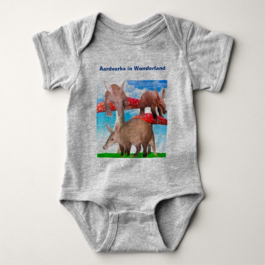 Aardvarken in Wonderland Romper (Voorkant)