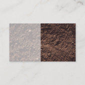 Aardverschuiver | Bouwvoertuig Visitekaartje (Achterkant)