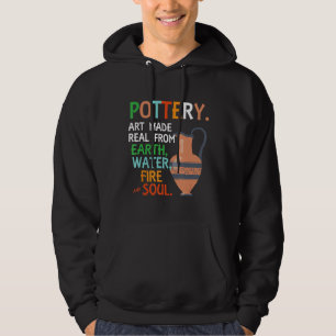 Aardware aardewerk met speciale sculpende keramisc hoodie