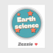 aardwetenschappen sticker (Vel)