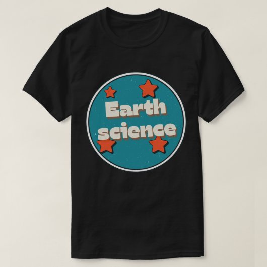 Aardwetenschappen T-shirt (Design voorkant)