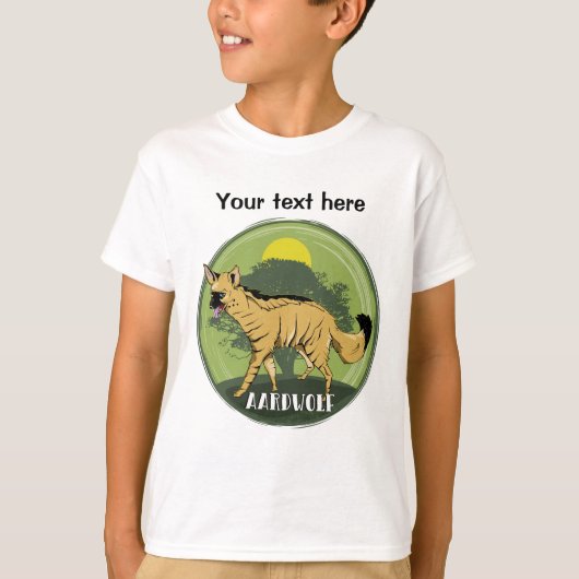 Aardwolf afbeelding t-shirt (Voorkant)