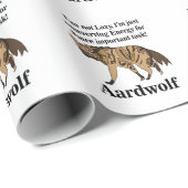 Aardwolf Hyena Fan Dierenvriend Grappige Verjaarda Cadeaupapier (Rol Hoek)