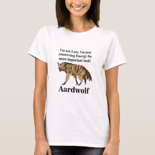 Aardwolf Hyena Spirit Dierenvriend T-shirt