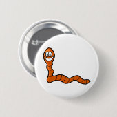 Aardworm Ronde Button 5,7 Cm (Voorkant /achterkant)