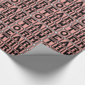 Aardworm, vuil bewoonde insect cadeaupapier (Hoek)