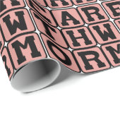 Aardworm, vuil bewoonde insect cadeaupapier (Rol Hoek)