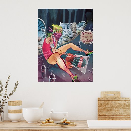 Aardwormen Afdrukken/Poster Poster (Keuken)