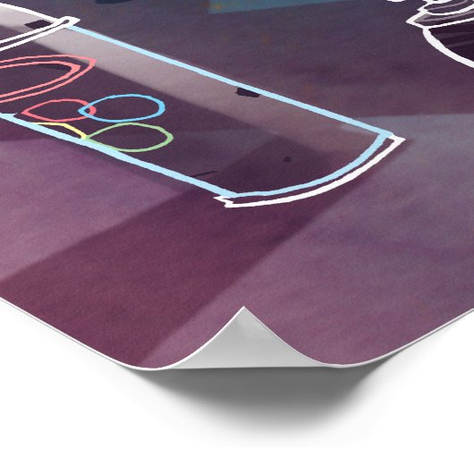 Aardwormen Afdrukken/Poster Poster (Hoek)