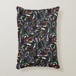 Aardwormvormige, kleurrijke kunstmatige behandelin accent kussen