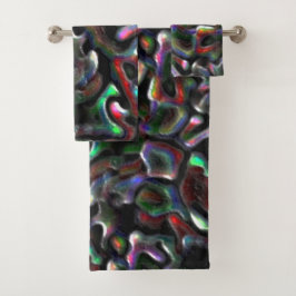 Aardwormvormige, kleurrijke kunstmatige behandelin bad handdoek