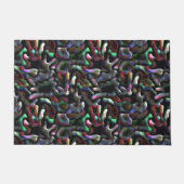 Aardwormvormige, kleurrijke kunstmatige behandelin deurmat (Voorkant)