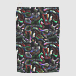 Aardwormvormige, kleurrijke kunstmatige behandelin golfhanddoek