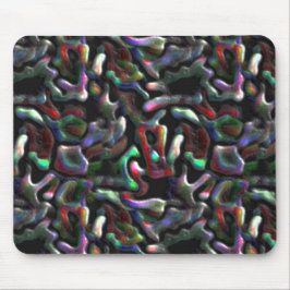 Aardwormvormige, kleurrijke kunstmatige behandelin muismat