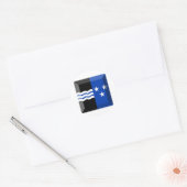 Aargau Vlag Gem Ronde Sticker (Envelop)