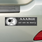 Aargh! Haal alles uit mijn boekje Bumpersticker (Op auto)