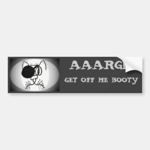 Aargh! Haal alles uit mijn boekje Bumpersticker