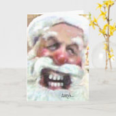 Aargh...Kerstvakantie Kaart (Gele Bloem)