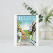 AARHUS, Danmark Briefkaart (Staand voorkant)