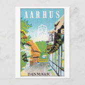 AARHUS, Danmark Briefkaart (Voorkant)
