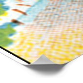 Aarhus Danmark Vintage Travel Poste Poster (Hoek)