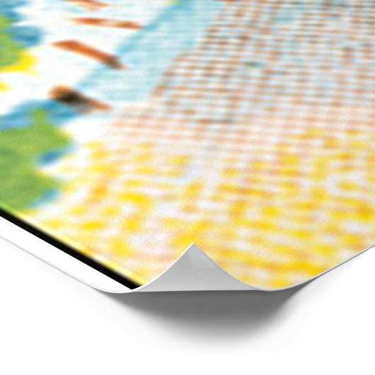 Aarhus Danmark Vintage Travel Poste Poster (Hoek)