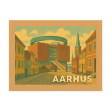 Aarhus Denemarken Stadsgezicht