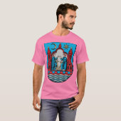 aarhus, Denemarken T-shirt (Voorkant volledig)