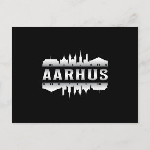 Aarhus Denmark City Skyline Cityscape Funny Gift Briefkaart