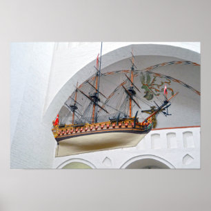 Aarhus Kathedraal Votiefschip Poster
