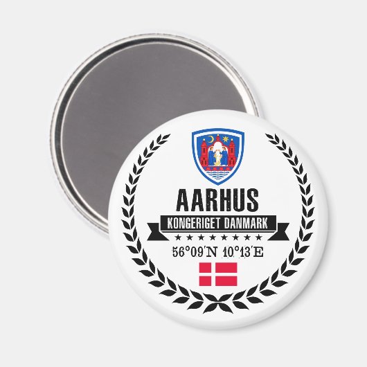 Aarhus Magneet (Voorkant / Achterkant)