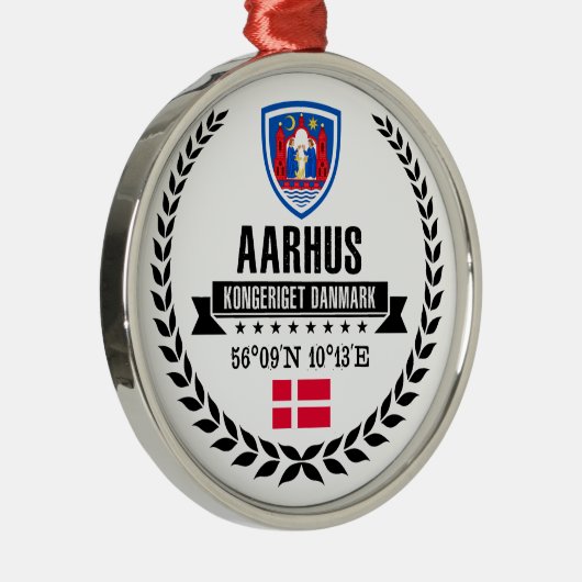 Aarhus Metalen Ornament (Rechts)