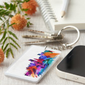 Aarhus Skyline Sleutelhanger (Voorkant Rechts)