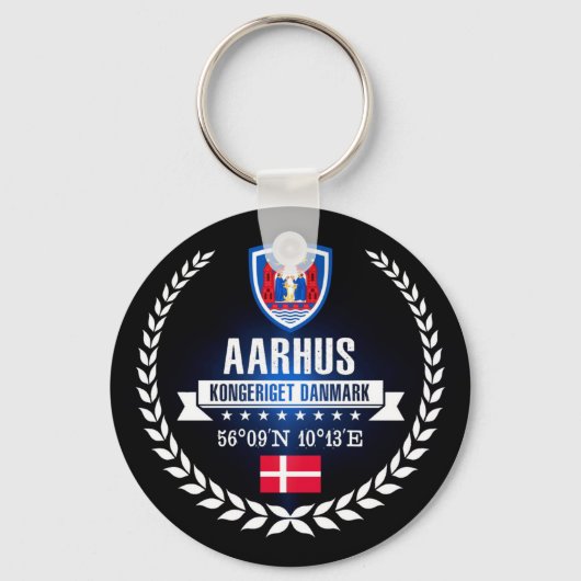 Aarhus Sleutelhanger (Voorkant)