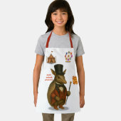 Aaron, aardvark ringmaster schort (Insitu)