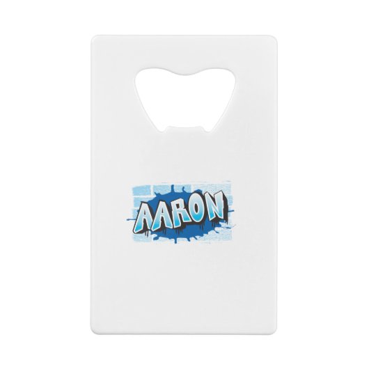 aaron.ai creditkaart flessenopener (Achterkant)