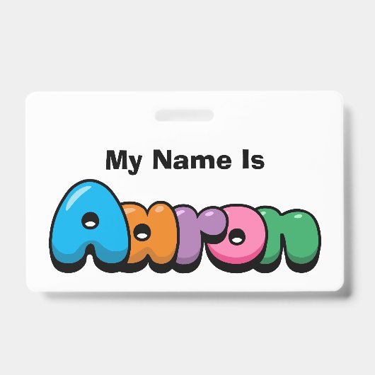 Aäron Badge (Voorzijde)