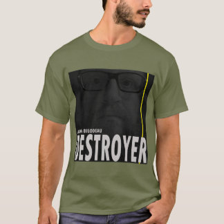 Aaron Bilodeau DESTROYER Voorzijde en achterzijde T-shirt