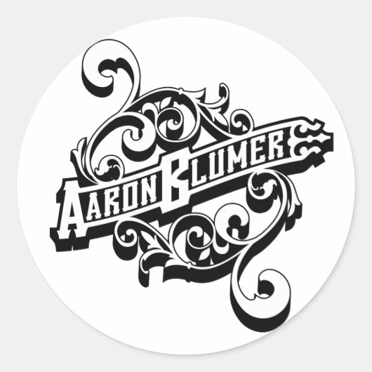 Aaron Blumer Sticker (Voorkant)