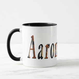 Aaron Boys Name Logo, Mok